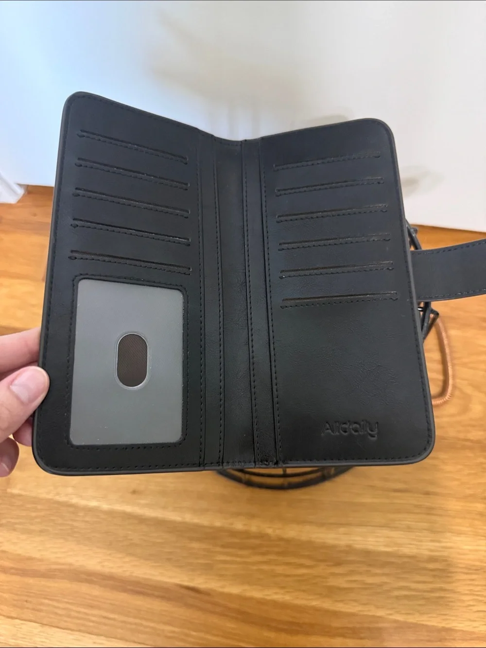 Alldaily Wallet Cognac and Black